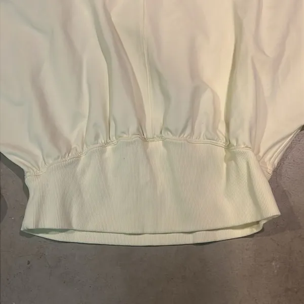 Lululemon LA Ribbed Waist‎ Long Sleeve Shirt Size 10 C16 - Image 5