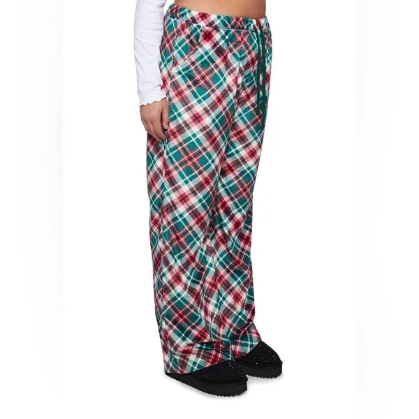 Dollskill Candy Cane Plaid Sweatpants XL NWT IN PACKAGE - Image 11