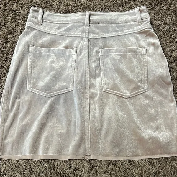 Forever 21 Tan and White Mini Skirt Casual - Image 5