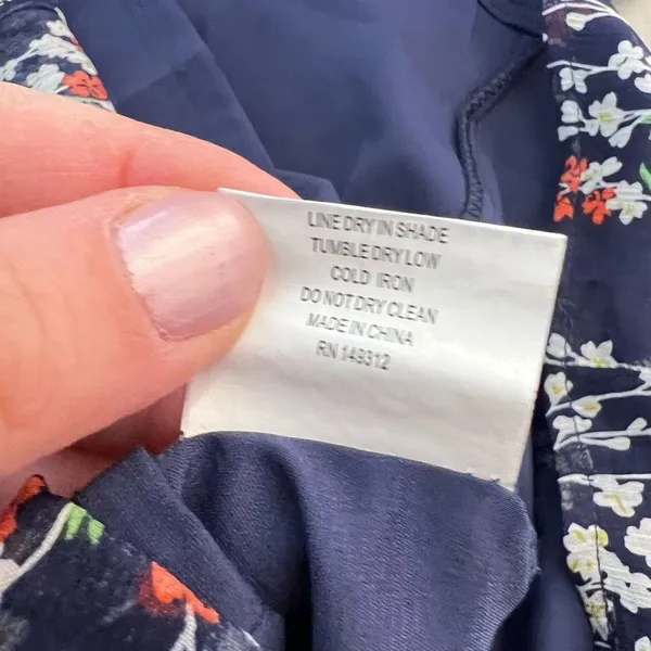 Selfie Leslie Here comes the sun cherub puff sleeve sweetheart neckline blue floral dress size - Image 11