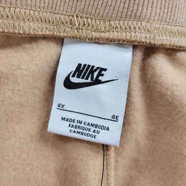 Nike Womens Sweatpants Size 4X Tan Phoenix Fleece Oversized Fit High Rise NEW - Image 8