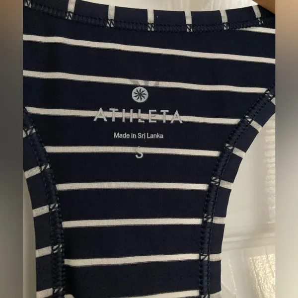 Athleta navy striped tank - Image 2