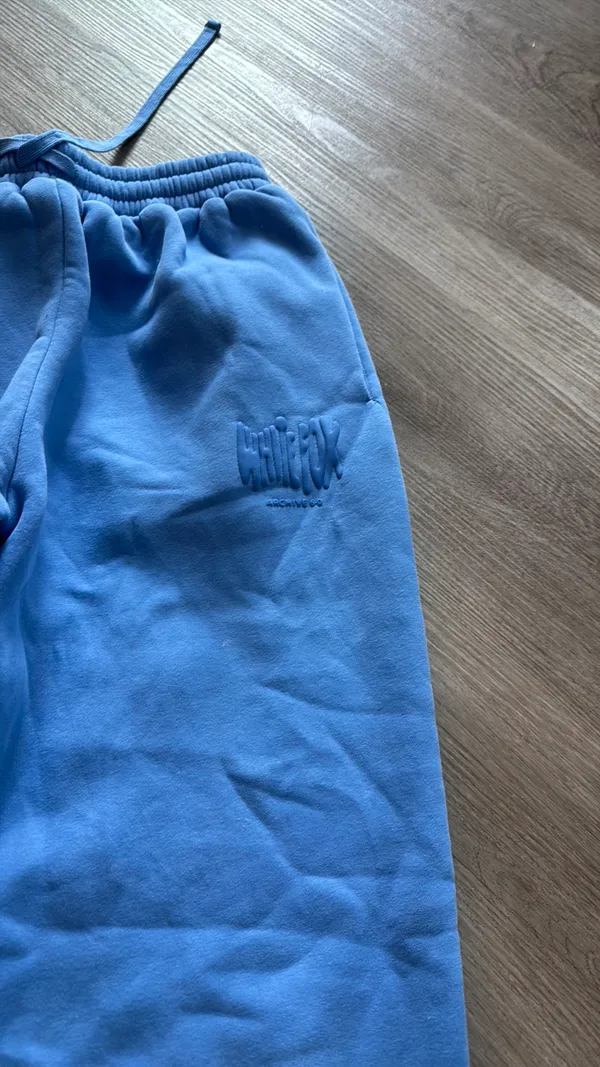 White Fox boutique blue sweatpants - Image 3