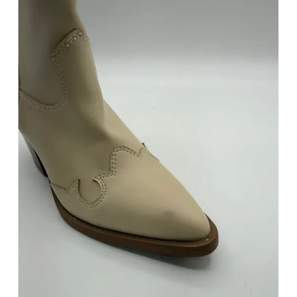 Sun + Stone Brennaa Western Boots Women's 5 Cream Concert Cowgirl Festival - Image 7