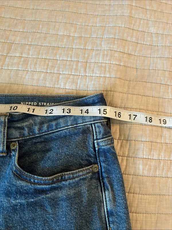J. Crew Nipped straight high rise jean in semi stretch Bangkok med wash 28” - Image 7
