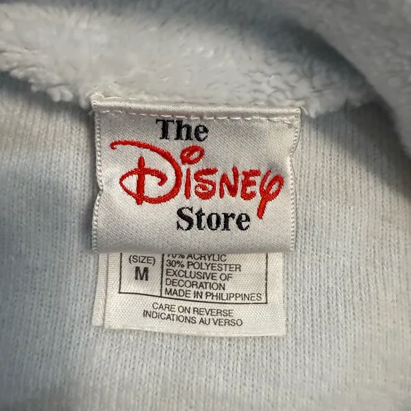 Disney Baby Blue Cowl Neck Tinkerbell Fleece Pullover M - Image 6