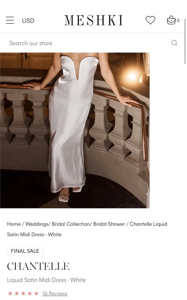 Meshki Dress NWT - Image 3