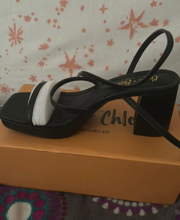 High Heels Black Size 6.5 - Image 5