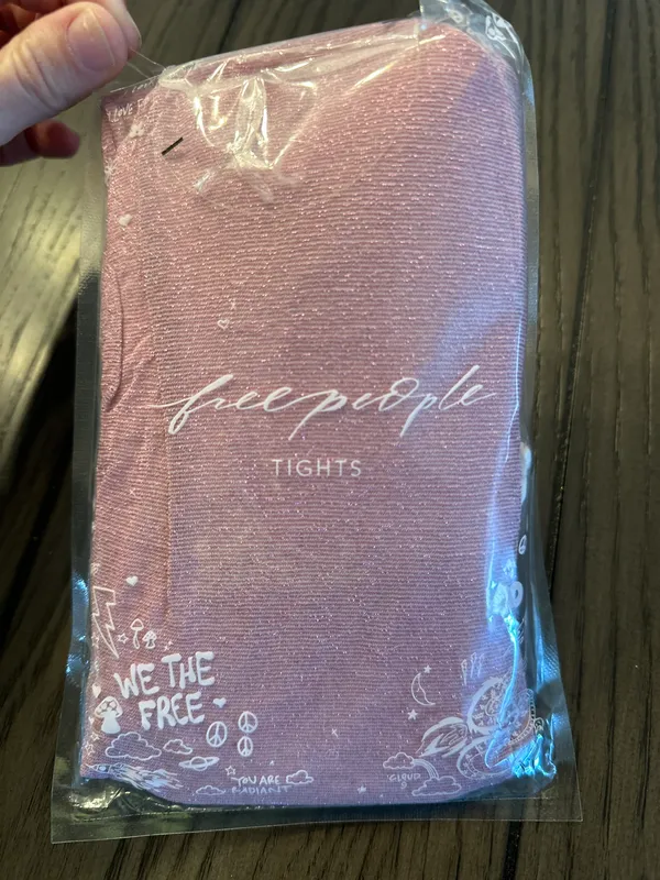 Free People Metallic Tights - Image 3