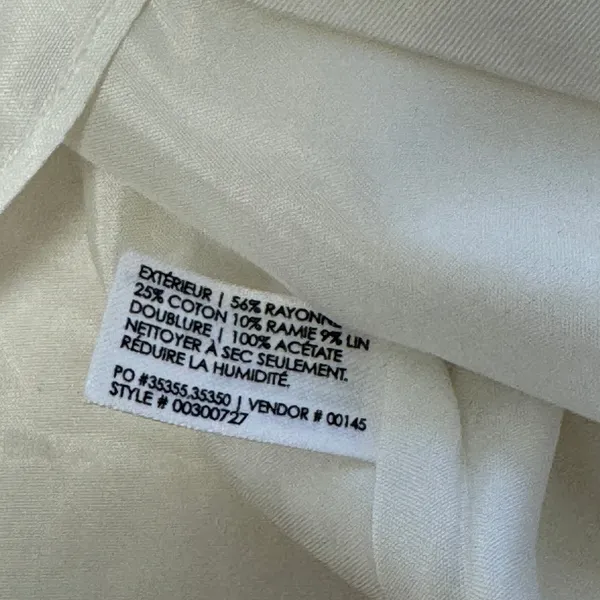 NWT‎ Club Monaco Sue Mini Skirt Tiered Front Tie Off White Black Sz 10 - Image 8