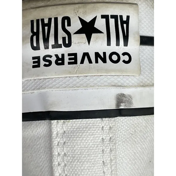 Converse Chuck Taylor All Star Hi Platform Womens White Black Lace Up Sneakers 8 - Image 6