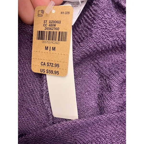 PINK Victoria's Secret Butter Soft French Terry Jogger‎ Women M Purple New - Image 4