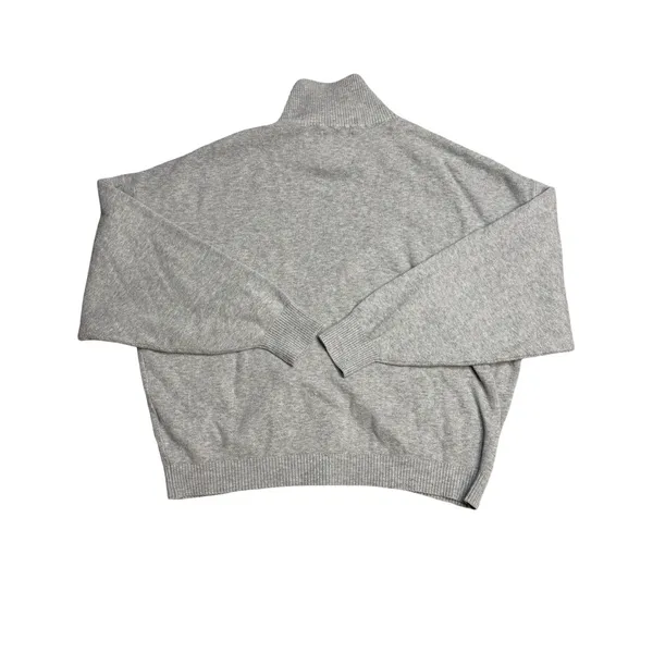 ✨🩶 Abercrombie & Fitch Gray‎ Mock Neck Ribbed Sweater XL 🩶✨ - Image 3