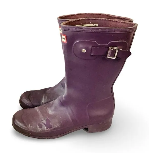 Hunter, Short Boots, purple - Image 5