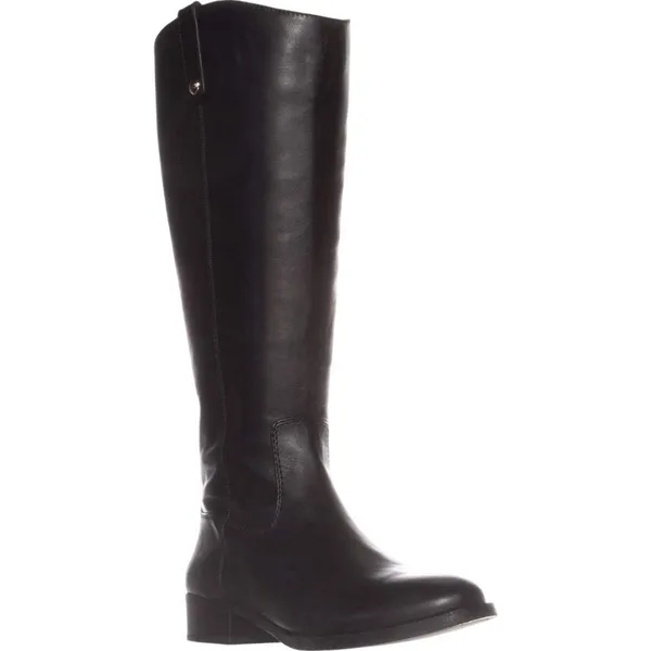 NEW INC International Concepts Fawne Leather Knee-High Riding Boots Black 8.5M - Image 3