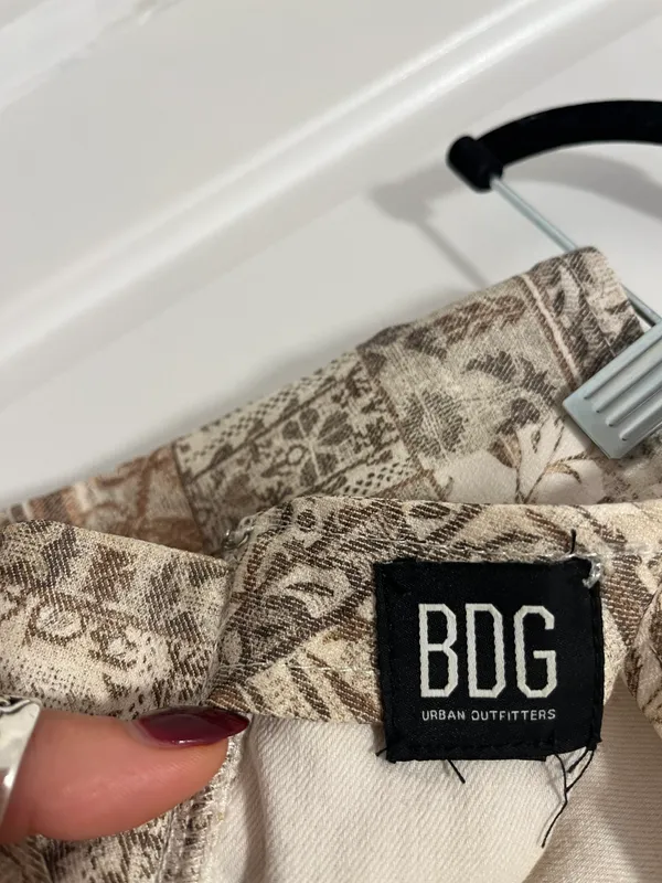 BDG Patchwork Miniskirt - Image 2