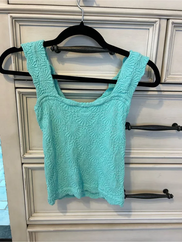 Free people love letter cami xs/s aqua - Image 2