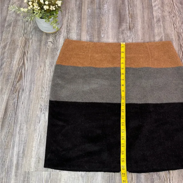 Amanda and Chelsea Women’s Multicolored Pencil Skirt Mini Wool Blend Size XL - Image 10