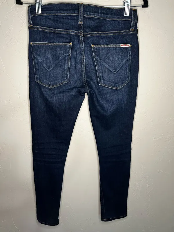 Hudson Natalie Mid Rise‎ Super Skinny Distressed Jeans - Image 9
