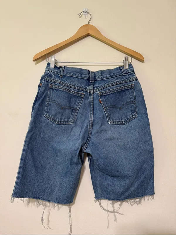 Vintage Levis Medium Wash Jorts - Image 3