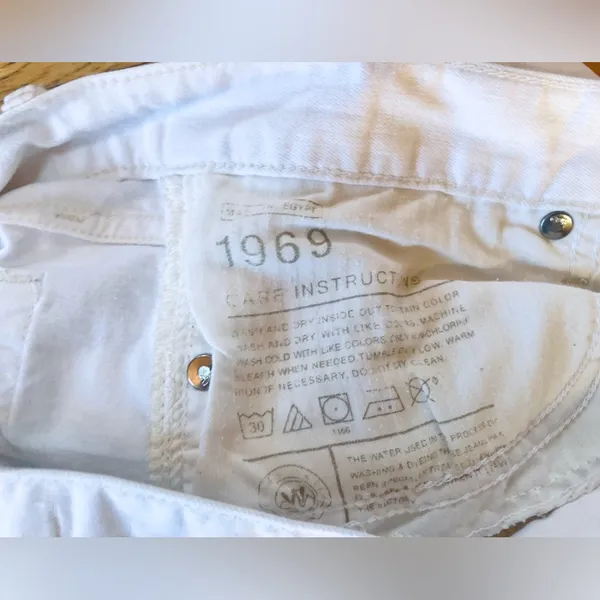 GAP 1969 White Always Skinny Jeans Sz 26/2 Retail $23 - Image 8