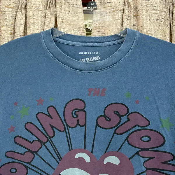 American Eagle Outfitters Oversized Rolling Stones Graphic Tee - Image 2