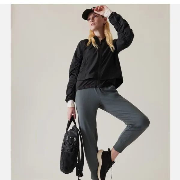 Athleta NEW Wayfarer Bomber Jacket in Black - Image 2
