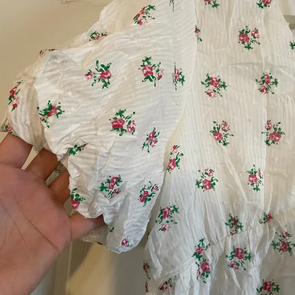 NWT Altar’d State babydoll, puff sleeved dress size XL - Image 11