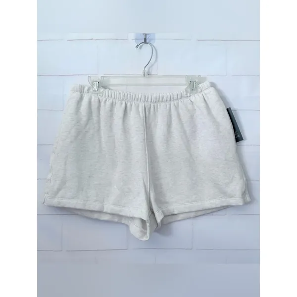 Wild Fable Women's French Terry Fleece Lounge Shorts - Heather Gray Size NWT - Image 2