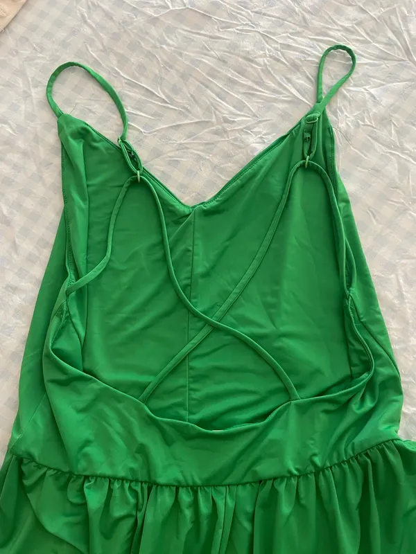 Heart and Hips green romper - Image 3