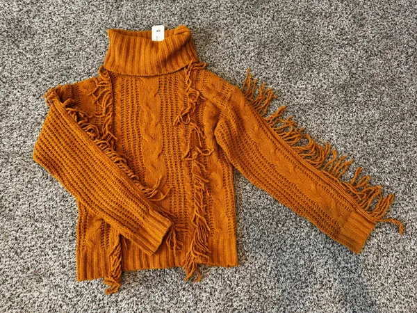 Impressions Fringe Sweater - Image 3