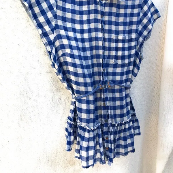 Free People Gingham‎ Shirt - Image 5