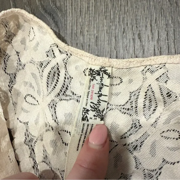 Free People Light Pink Galloon Lace Racerback Bralette - Image 6