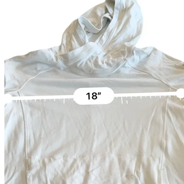 Lululemon Starting Place Hoodie White Rulu Fleece Full Zip Jacket Womens Size 6 - Image 15