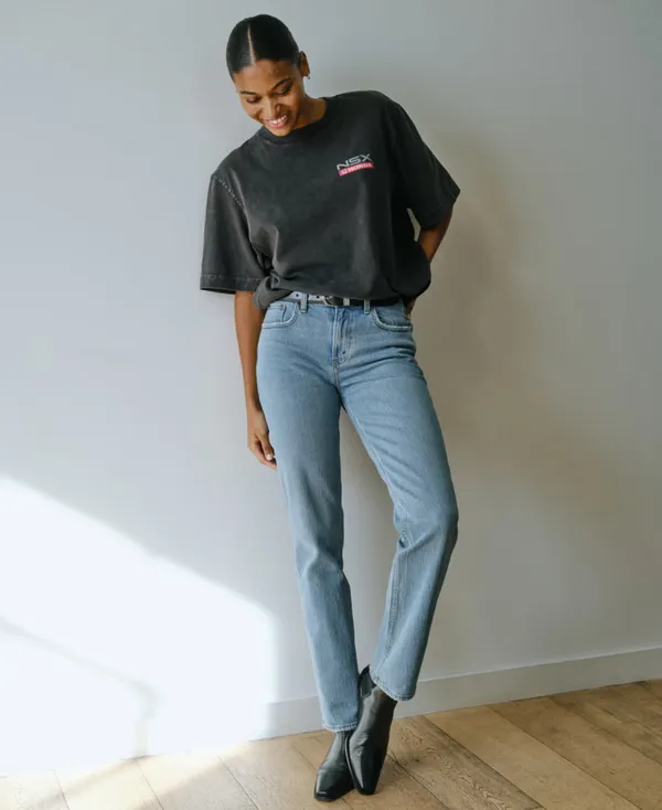 Curve Love Abercrombie Mid-Rise 90s Straight Jeans - Image 2