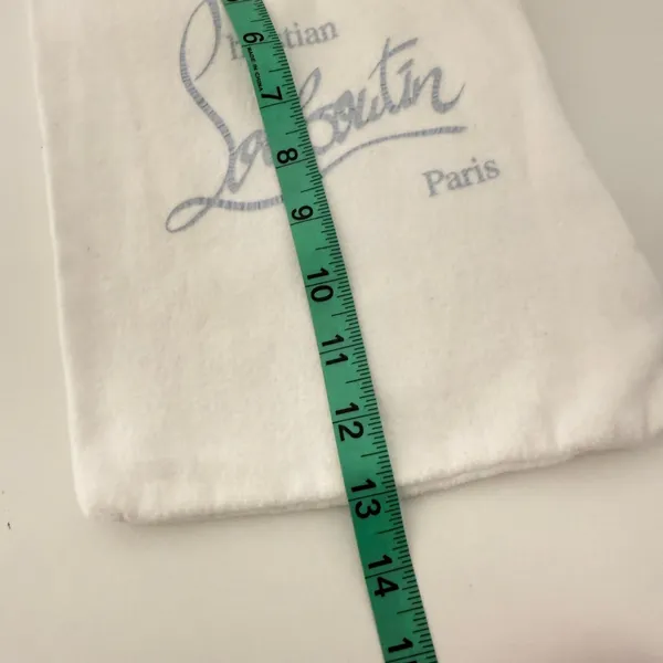 Christian Louboutin Paris Drawstring Lined‎ Dust Bag 13"x 8" Classic Collector - Image 3