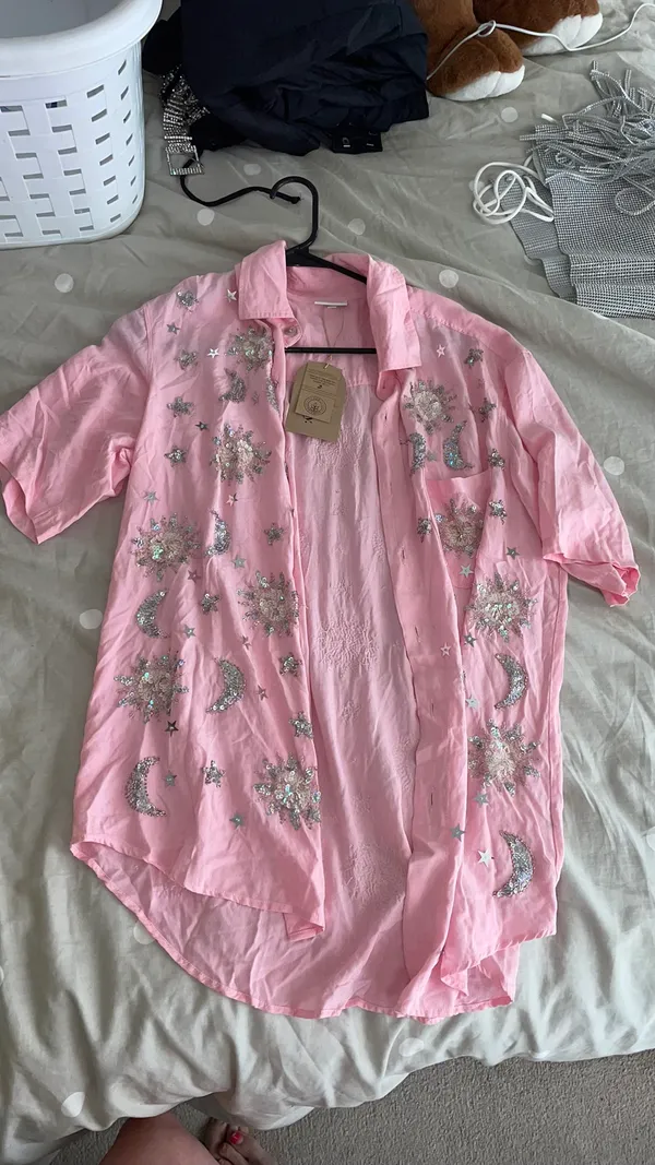 the Label Sequin Shirt - Image 4