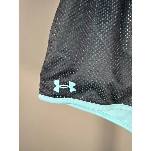 Adidas & Under Armour Women's Athletic Shorts in Pink/Gray Teal/ Gray Small‎ - Image 7