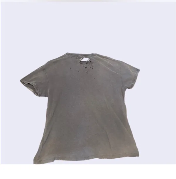 Free People blue/grey distressed t shirt - Image 3