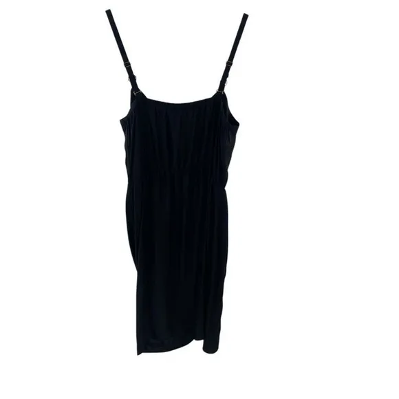 Amanda Uprichard Size‎ S Tulip Hem Mini Dress Black Silk Spaghetti Strap LBD - Image 12