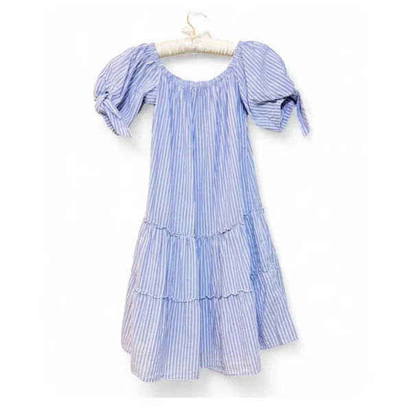 BCBGMaxAzria Women’s Britt Stripped Off the Shoulder Mini Dress Size XS - Image 2