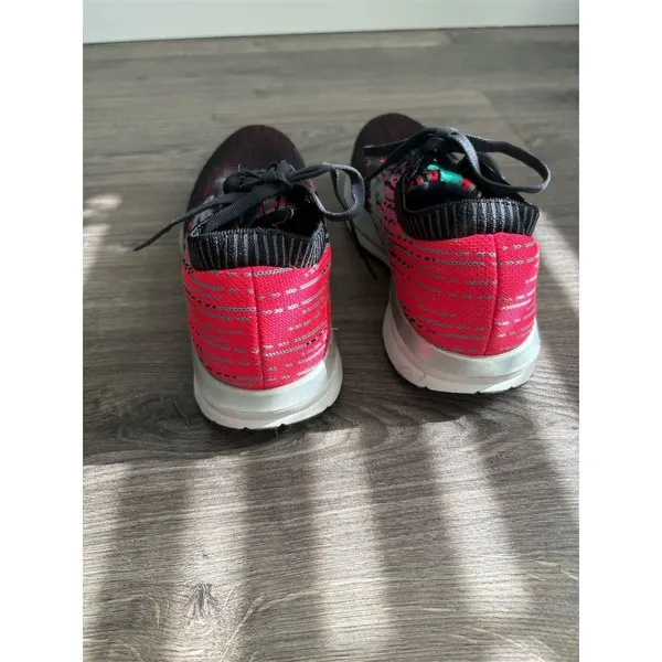Brooks Ricochet 7 Women Running Shoes Black‎ Pink Teal DNA AMP Athletic Sz 7 - Image 5