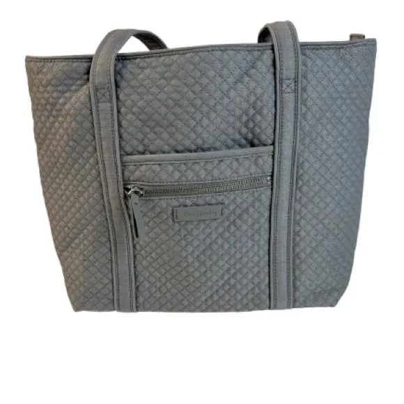 Vera Bradley Gray Quilted Tote - Image 2