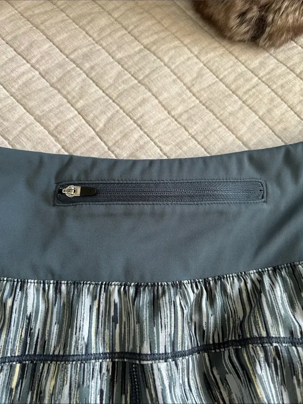 Spanx pull on grey lined brief running casual athletic workout shorts XL - Image 3