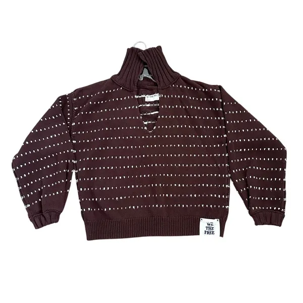 FREE PEOPLE We The Free Spot On Polo size large - Image 5