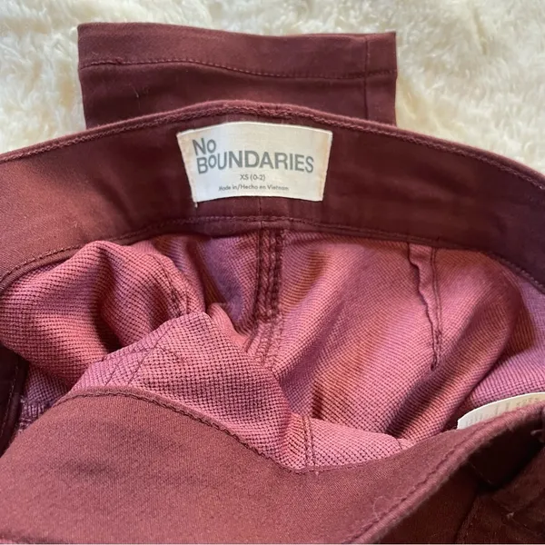 No Boundaries Mid Rise Utility Skinny‎ Pants XS - Image 2