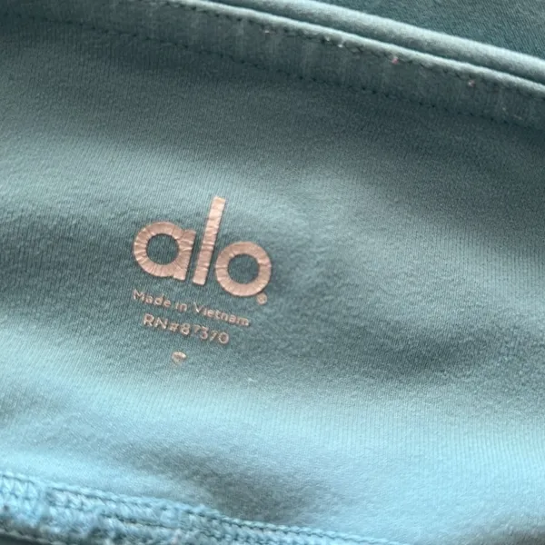 ALO Yoga Blue Vitality Mesh Contrast Leggings - Image 5