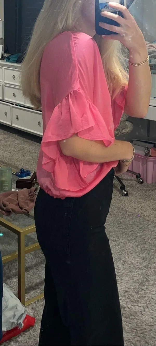Boutique pink top - Image 2