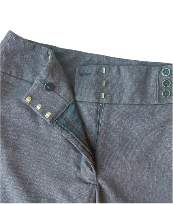 White House | Black Market Dark Plum The Wide Leg Lined Pants - Image 6