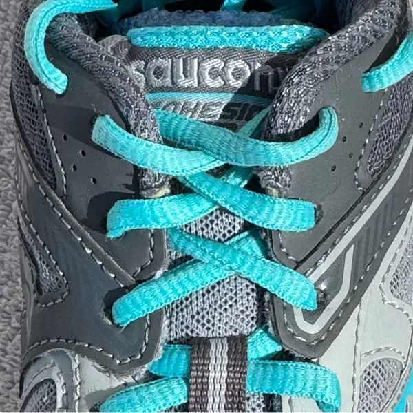 Saucony Cohesion Women’s Size 8 Gray Teal Running Shoes Athletic - Image 13